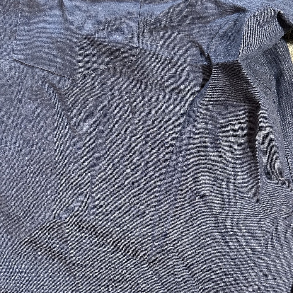 UNTUCKit Men's Long Sleeve Navy Blue Collared Button Down Shirt Size 3XL - Picture 4 of 11